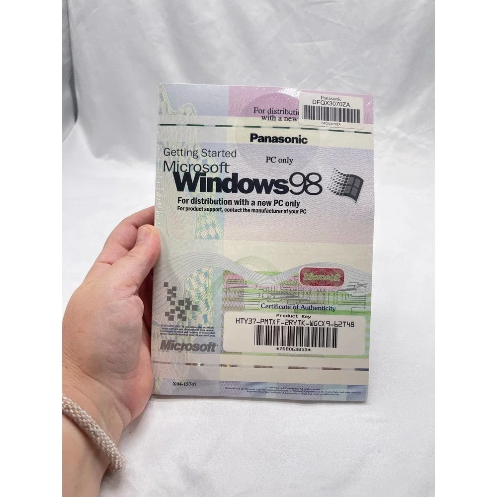 VTG! Factory sealed! NIP! Microsoft Windows 98 program